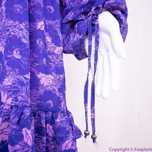 NEW Free People These Dreams purple Mini Dress, S - Picture 12 of 16